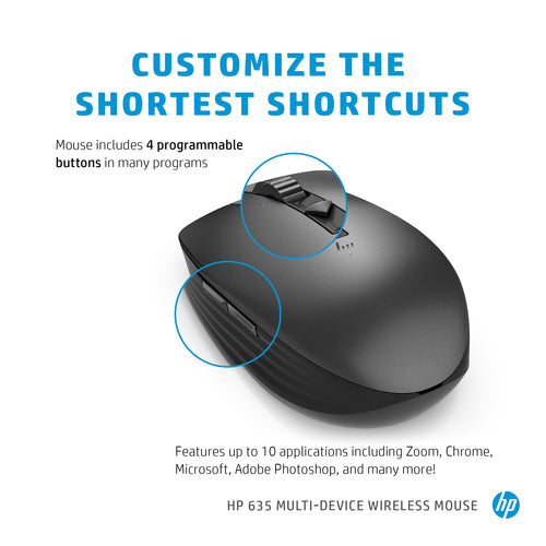 HP 635 Multi-Device Wireless Mouse HP 635 Multi-Device Wireless Mouse